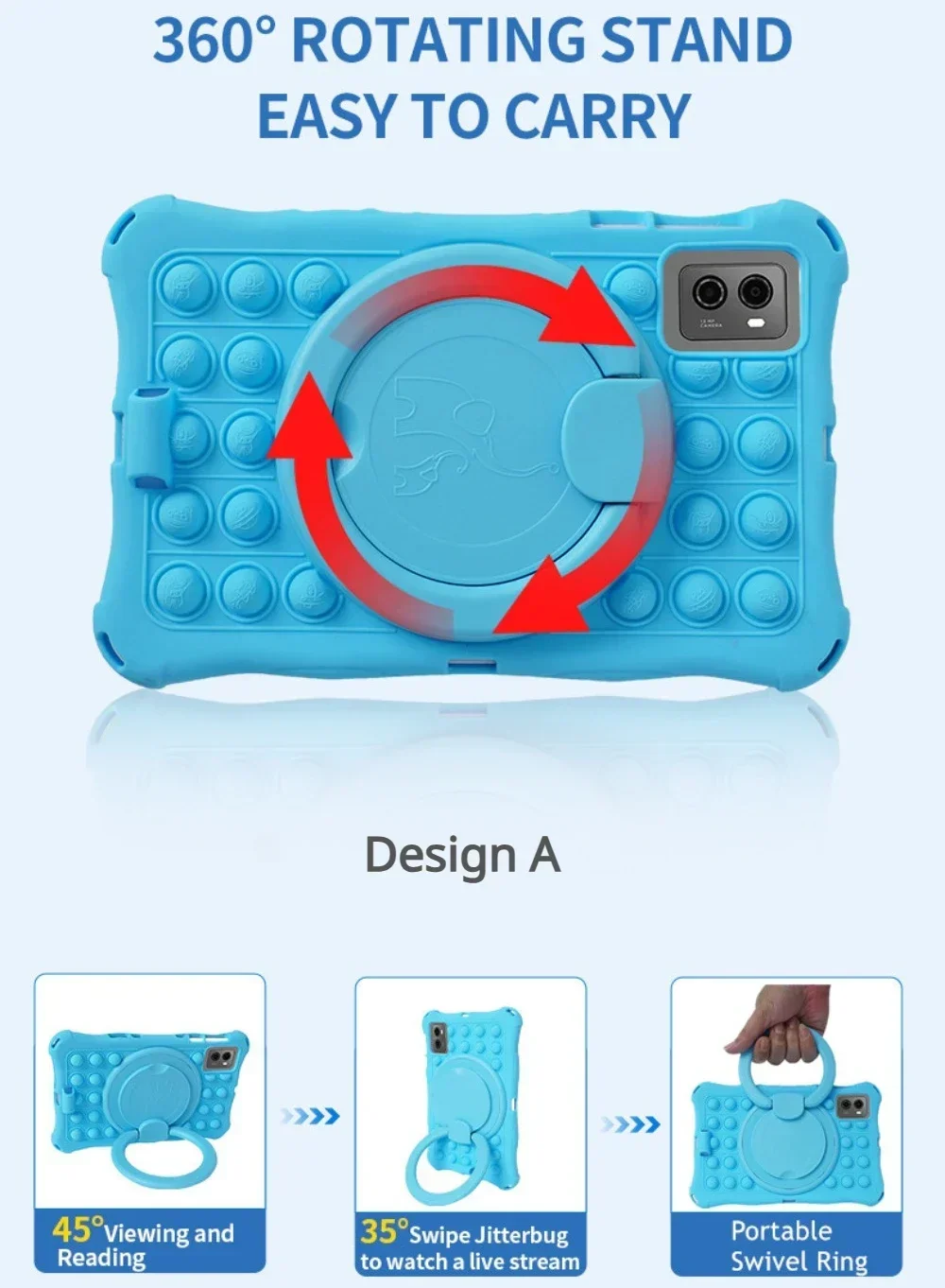 Soft Silicone Protective Stand Case