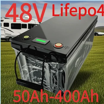 48V Lifepo4 แบตเตอรี่ลิเธียม 50Ah/100Ah/150Ah/200Ah/300Ah สําหรับระบบพลังงานแสงอาทิตย์การเชื่อมต่อแบบขนานได้ถึง 6000W อินเวอร์เตอร์ 1