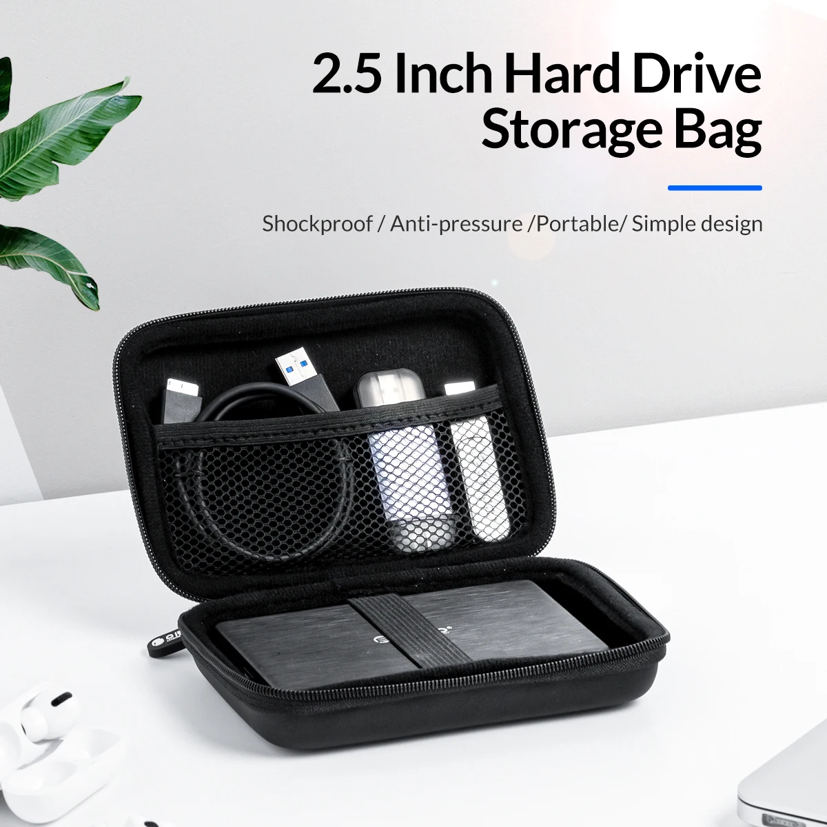 Orico 2.5 Polegada hdd caixa saco caso
