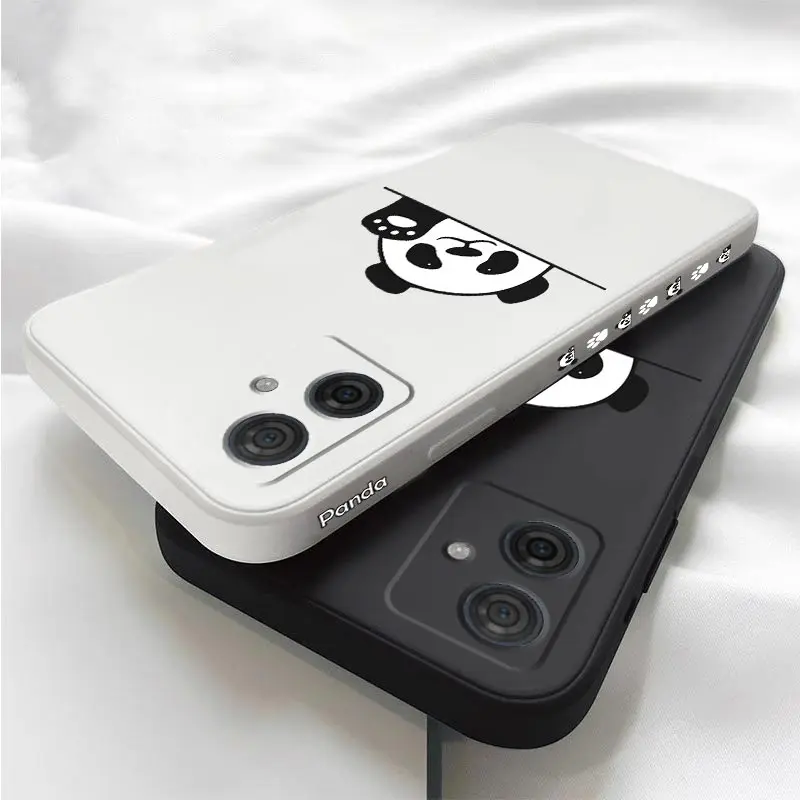 Adorable Panda Silicone Phone Case - Stylish Protective Cover