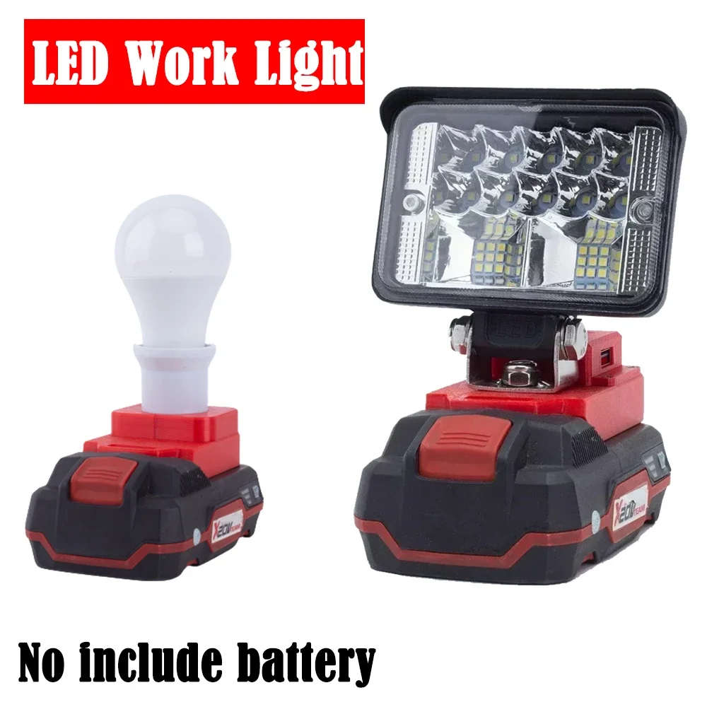 Per Parkside X20V Wireless Led Work Light Batteria Agli Ioni Di Litio Lampada Da Esterno Portatile Lampada Da Lavoro Lampada Di Emergenza (Non Include