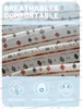 1 Simple modern Geometry printed matte Fitted Sheet, bedroom printed bed cover, bedding (excluding pillowcases) 5