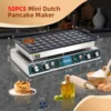 Mini Dutch Pancake Maker, 110V Muffin Waffle Maker, Hotcakes Machine, Non-stick Dorayaki Maker, Poffertjes Pan, Maquina Para Min 5