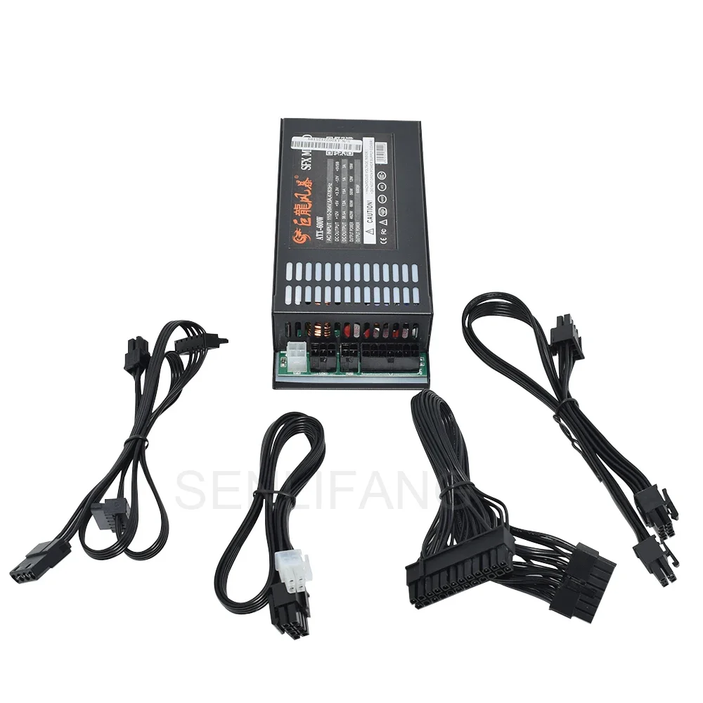Senlifang-fonte de Alimentação Modular Pos Aio Completa Psu Pequena 7660b 400w 600w 1u K39 a4 s3 g5 Itx Mini Case 110264v Mudo - Imagem 4