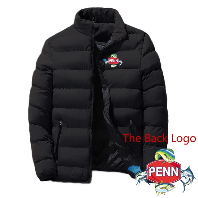 Penn Fishing Reel 2023 Men's New Winter Cotton Jackets Warm Slim