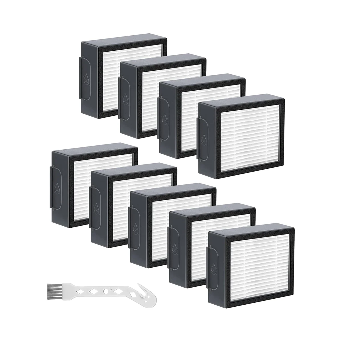 

9Pcs Replacement HEPA Filter for Series: E5 E6 E7 I1 I3 I4 I5 I6 I7 I8 J7 Vacuum Cleaners(NOT for J7+)