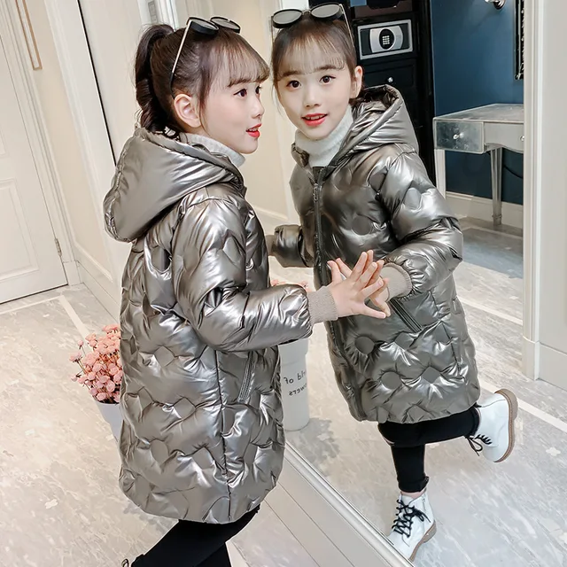 어린이용 후드 코튼 패딩 코트