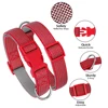 6 Colors Reflective Pet Dog Collar Breathable Nylon Dog Collars Necklace Adjustable Puppy Collars for Small Medium Dogs Pug 3