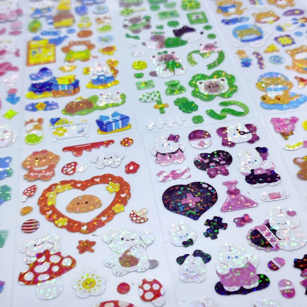 Pastel Polcos Deco Sticker Sheet Polco Stickers Polcos Planner Deco  Stickers Kpop Journal Pastel Kawaii Sticker Sheet Toploader 