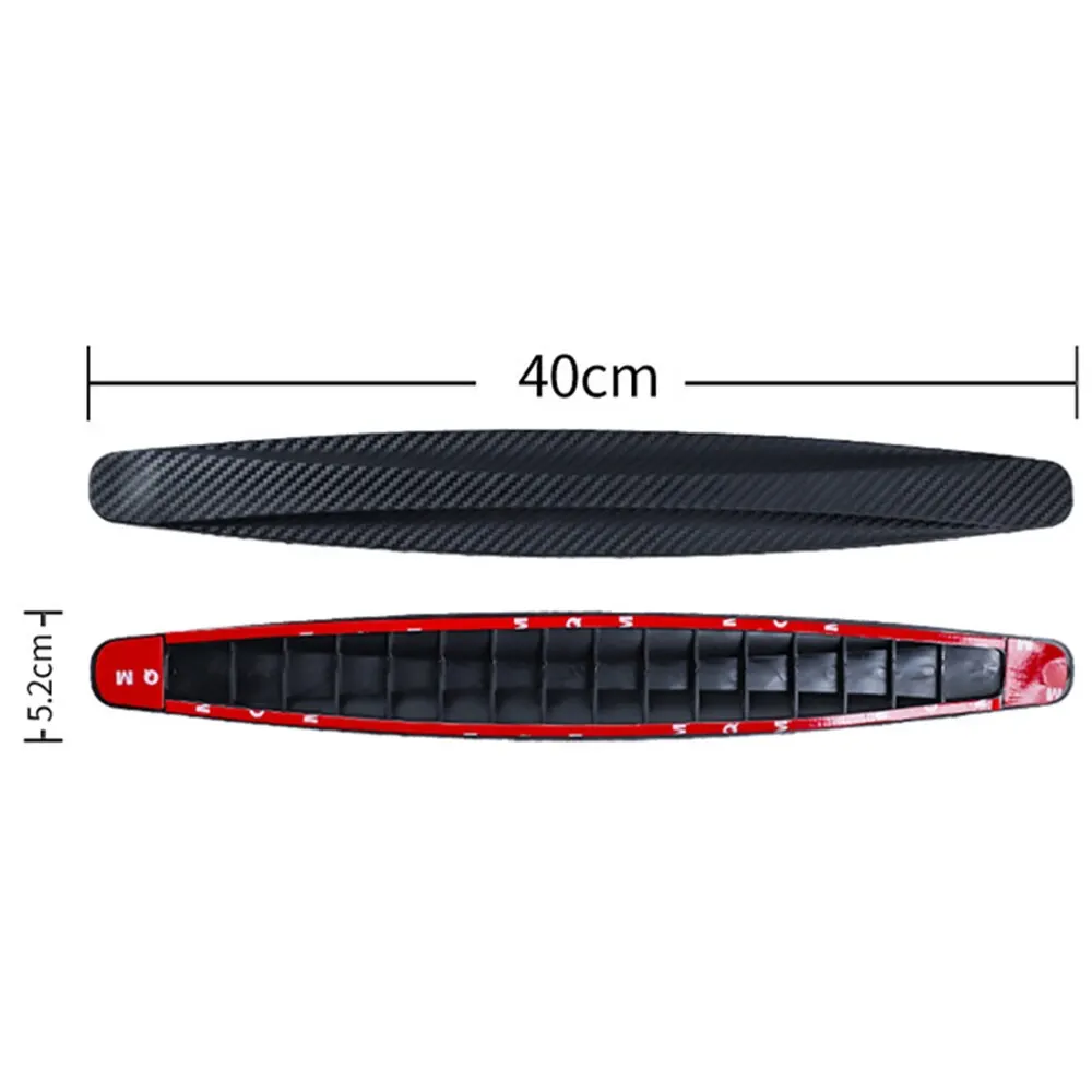 2pcs Car Bumper Protector Strip Guard Corner Protection Strips Scratch Protector Crash Blade Anti-collision Auto Accessories
