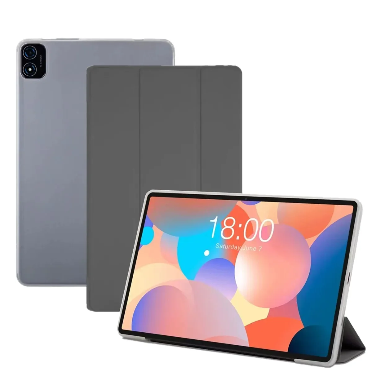 Inteligente de Couro pu para Teclast Capa do Tablet Suporte Dobrável M50 Pro 101 em 2023 Case