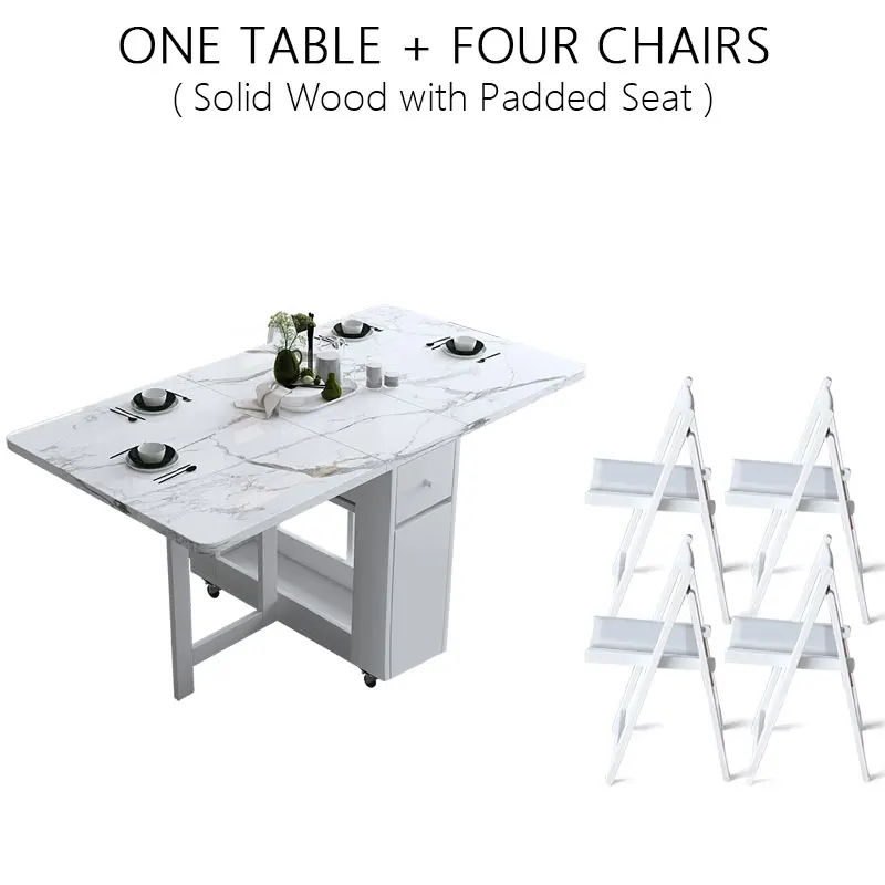 table with 4Lchairs