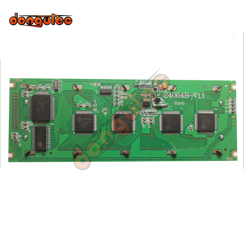 Polegada 240x64 24064 240*64 Display Lcd Gráfico Ponto Lcm Amarelo Verde Fstn Stn T6963 Tela Porta Paralela 5.4 - Image 2