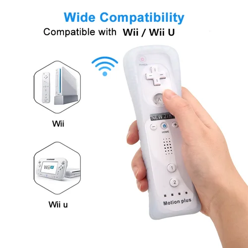 Wii 콘솔용 Nunchuck 컨트롤러 포함 리모컨, Wii 게임용 모션 플러스 포함 무선 게임패드, 2 개 3