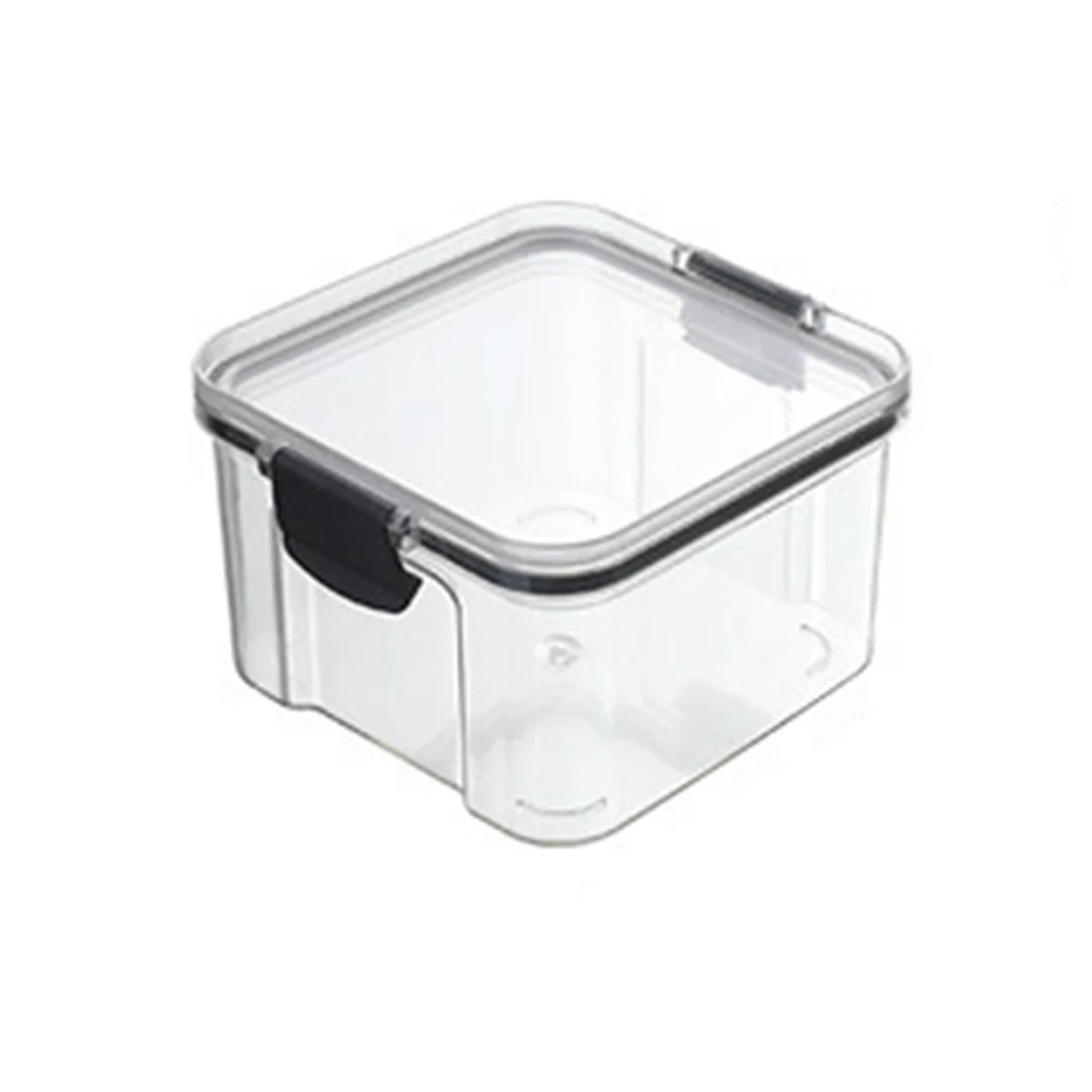 

Sealed Jar Food Storage Box Transparent Plastic Kitchen Organizer Multigrain Tank Stackable Dried Sealed Storage Jars