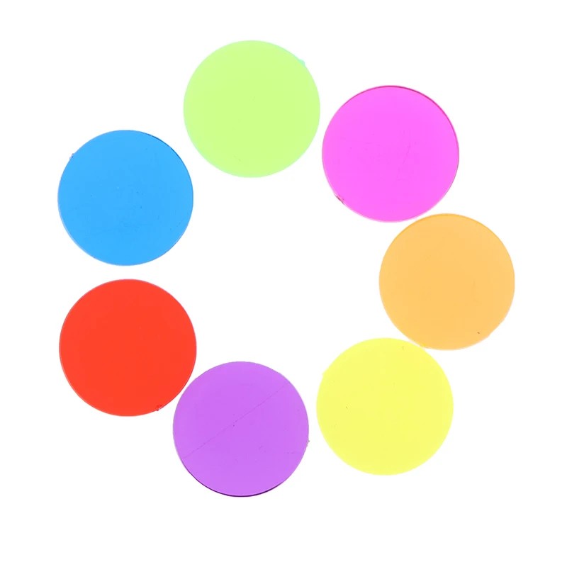 몬테소리 수학 장난감 다채로운 빙고 칩 용품 15mm 교육 학습 자료 어린이용 100/50개