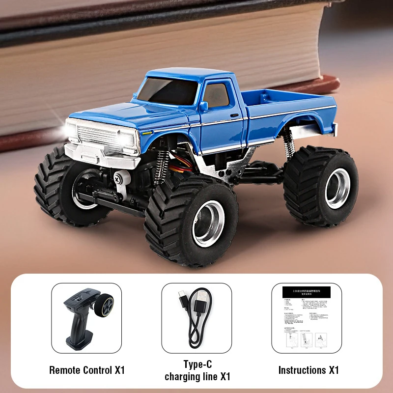 Mini Rc Car Full-scale Profession Off Road Car 4WD 2.4G Remote-controlled Climbing Car Tabletop Model Electric Vehicle Toys
