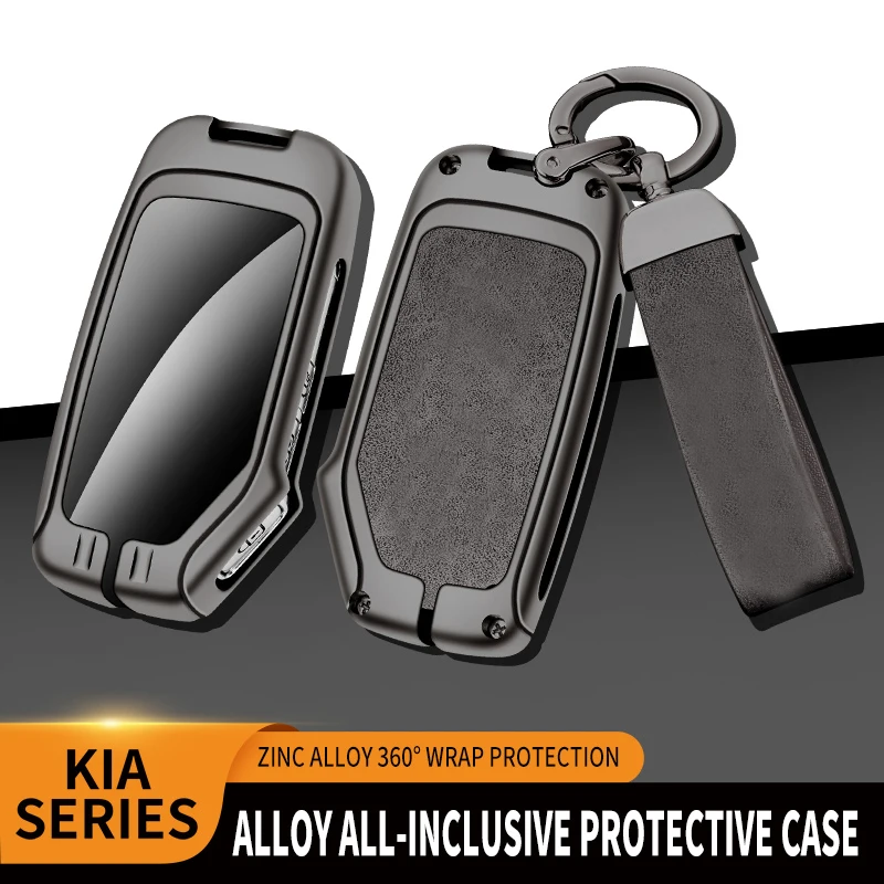 

Zinc Alloy Car Key Case Cover For Kia Sportage R 2023 Kia Ray Sorento Soul Telluride SX Cerato 2020 K5 K8 2022 Auto Accessories