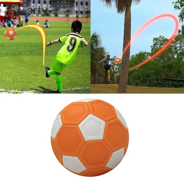 Kickerball - Curve and Swerve Soccer Ball/Football Toy - Kick Size 4, Orange