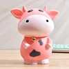 3 Sizes Piggy Bank For Paper Money Animal Cow Safe Money Box For Kids Creative Children Gifts Coins Cash Box Home Decoration 3