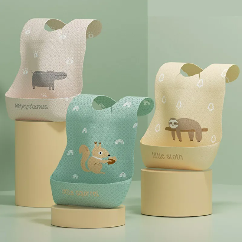 

Disposable baby bib Baby Feeding Bib Baby Stuff Solid Feeding Baby Outdoor Bib Portable Bib Cartoon Waterproof Burp Cloths