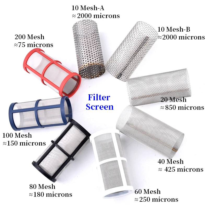 Garden Watering Filter Agriculture Irrigation Water Pipe Quick Connector Impurity Prefilter Car Washing Water Pump Strainer 3/4"
