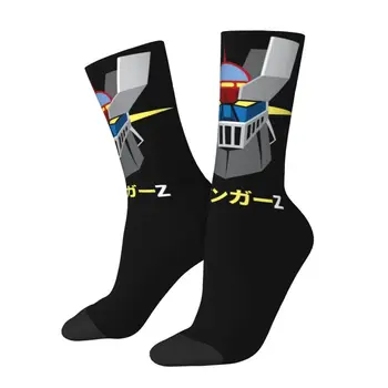 Cool Print Mazinger Z Socks for Women Men Stretch Summer Autumn Winter UFO Robot Anime Manga Crew Socks 11