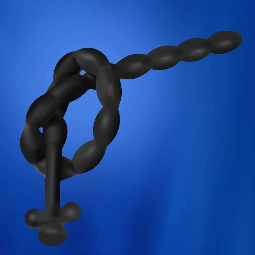 New Bead Horse Eye Stick Penis Plug Silicone Hollow Dilator Urethral Catheter Sounding Rod Toy Sexy Adult Men Delay Ejaculation
