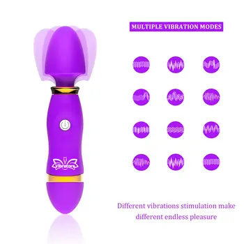 12-speed Vibrator Vibrator G-Spot Vibration Dildo Erotic Clitoral Stimulation Breast Massager Anal Plug Adult Sex Toys For Women 3