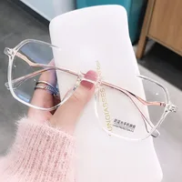 Farsightedness Glasses For Vision 2 2.25 3 Plus Fashion Anti Blue Light Square Eyewear Clear Lens Optical Reading Glasses Women 2