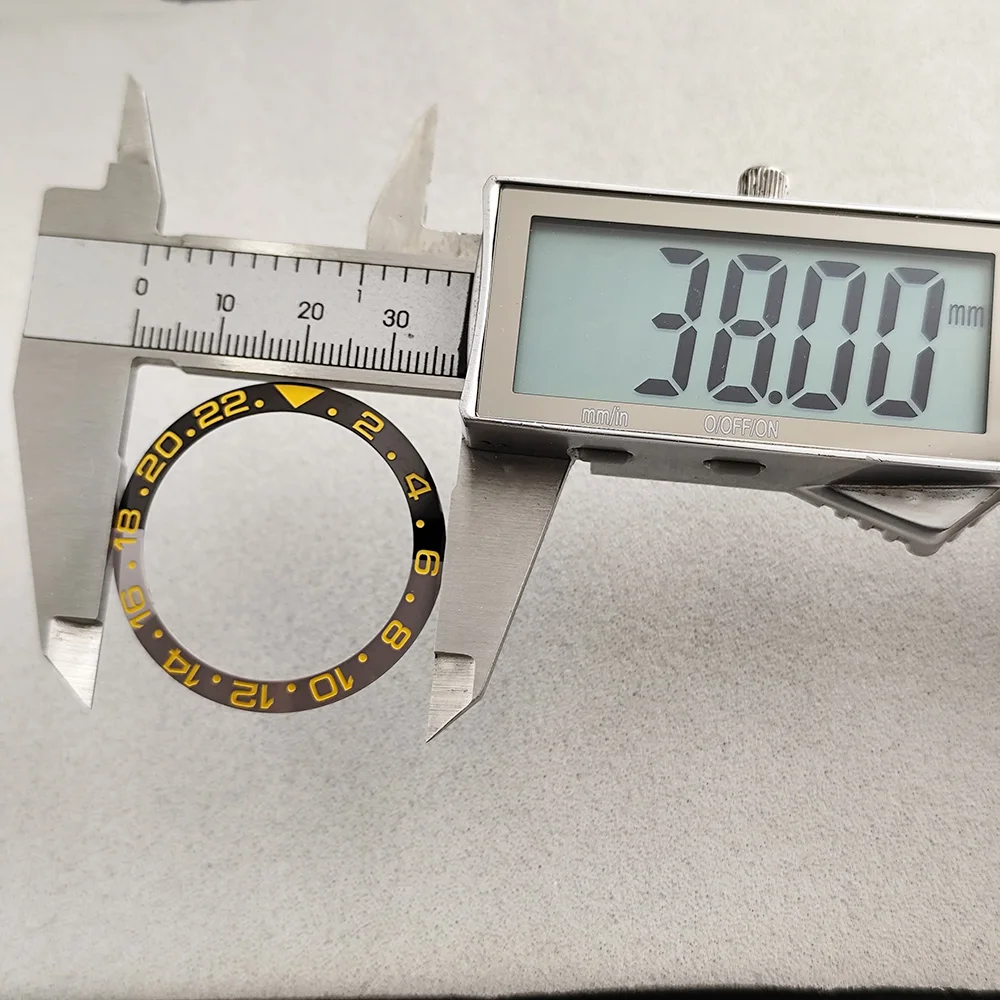 Premium Ceramic Black and Gray GMT Bezel