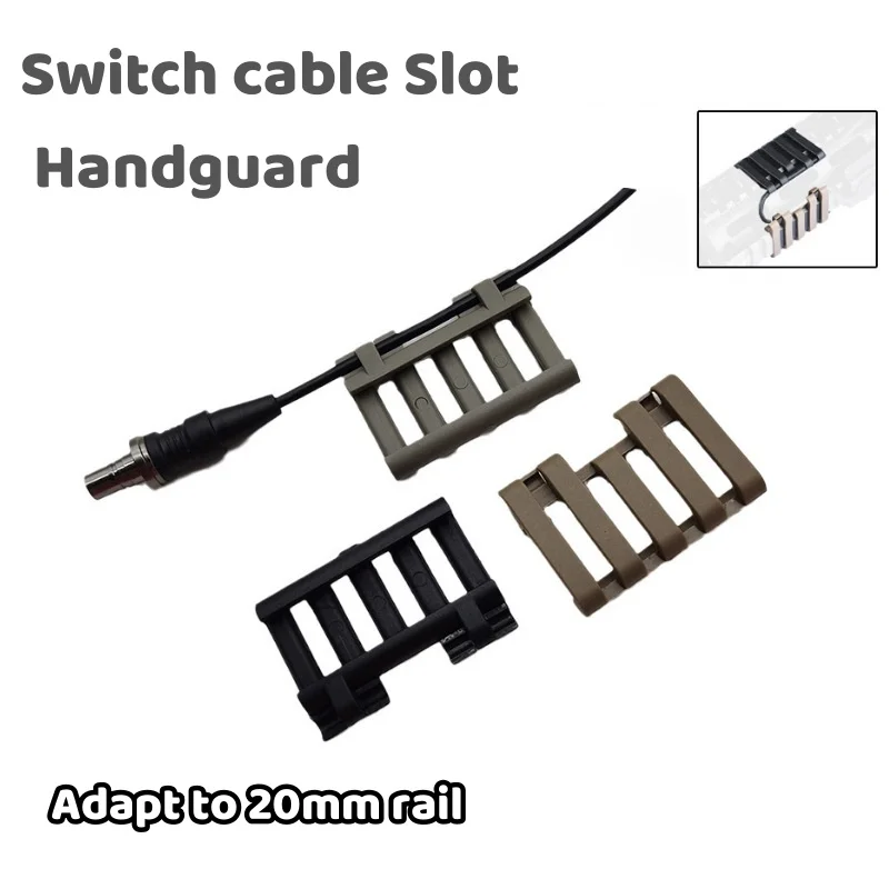 Tactical Arson Machine Cable Management MLOK WireGuide System For M300 M600 PEQ Flashlight Switch Cable Clip wire guide