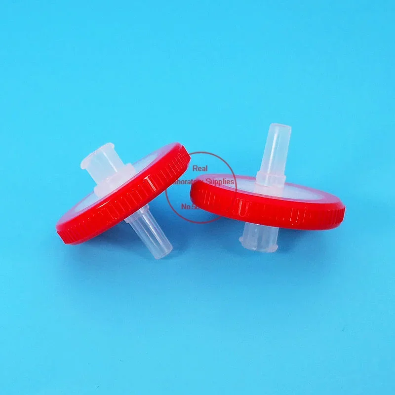 Cotton Filter Paper 100pcs/lot 13mm 25mm Disposable Needle Filter Aquo-system/Organic-system/PTFE 0.22/0.45um Membrane Syringe Filter