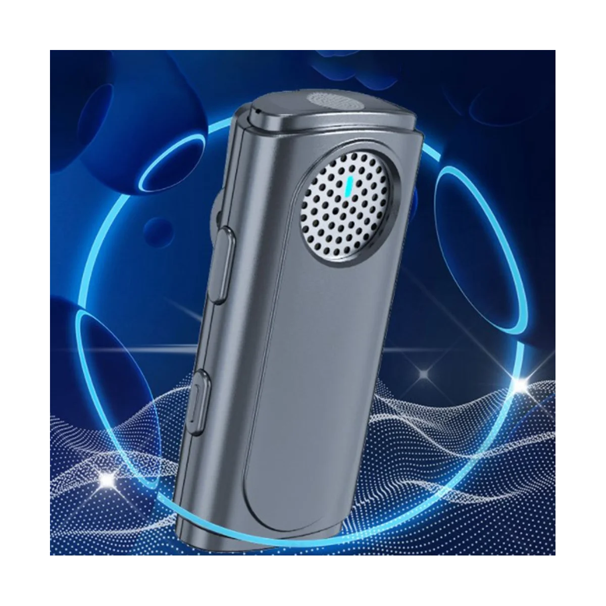 

Lapel Mic Dual-Channel Audio Video Voice Recording for Live Audio,B