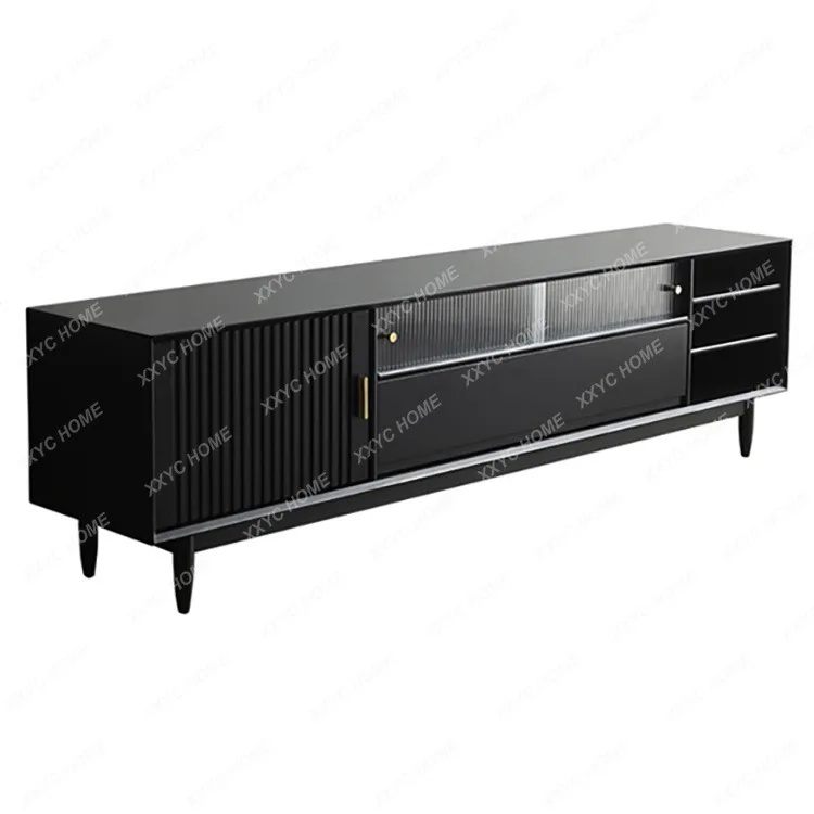 

Solid Wood TV Cabinet Home Living Room Modern & Minimalism Storage Audiovisual Cabinet