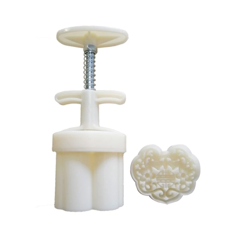 

Chinese Style Patterns Exquisite Flower Moon Cake Baking Mold Hand Pressure Mold