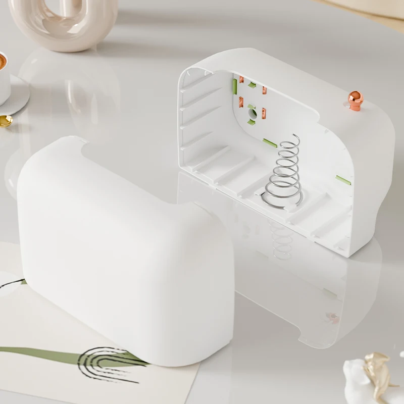 1pc Radio Model Tissue Box Napkin Case Spring Automatic Lift Tissue Dispenser Household Multifunction Tissue Storage Container 3