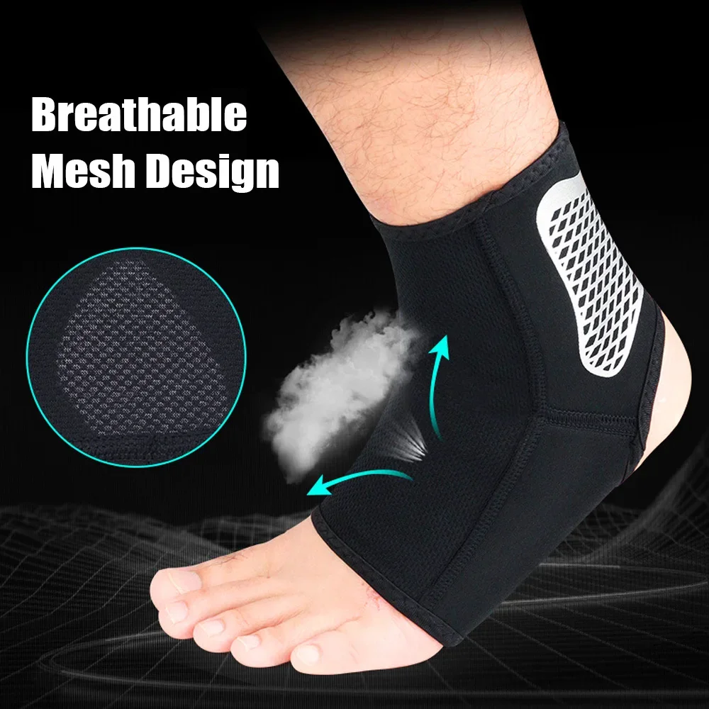 1Pc Sports Ankle Support Socks for Cycling Running Basketball Football Fitness