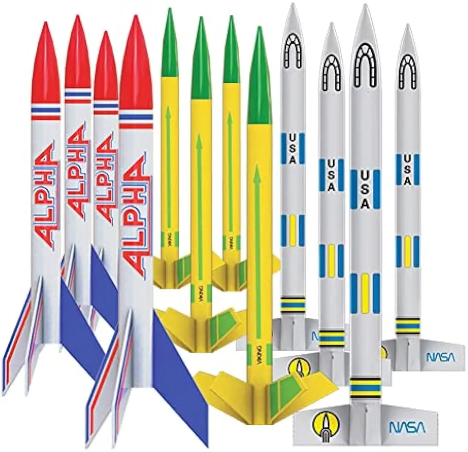 

Rocket Bulk Pack, Beginner level rocket with pre-colored parts