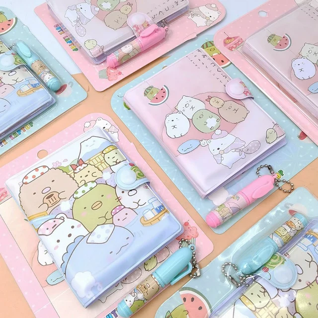 Cute Things Grid Notebook Scrapbook Diary Sketchbook Note Book for Girls  Office School Stationery - AliExpress