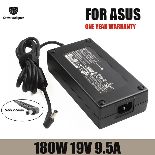 19V 9.5A 5.5*2.5mm 180W laptop ac Adapter Power Charger for Asus G75V G55VW  G75VW ROG G750 G750JM power supply - AliExpress