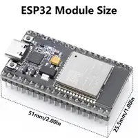 ESP-WROOM-32 ESP32 ESP-32S Development Board 2.4GHz WiFi + Bluetooth Microcontroller Processor Integrated CP2012 Chip - Image 5