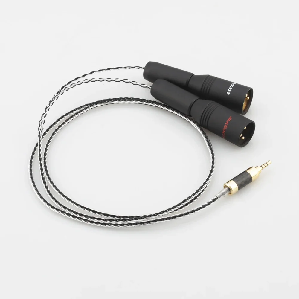 Astell & Kern AK100II, AK120II, AK240, AK380, AK320, DP-X1A, FIIO X5III 용 하이 엔드 TRRS 밸런스 수-2 XLR 수 케이블, 2.5mm