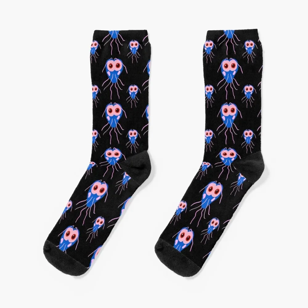 

Giardia Cute Microbes Adorable Bacteria Socks hiphop luxury Hiking boots Socks For Girls Men's