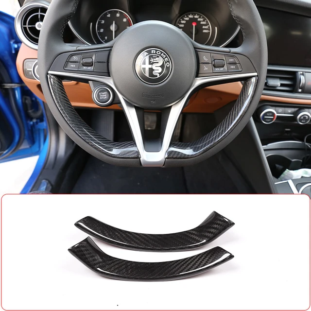 Décoration de Volant en Fibre de Carbone group, Cadre, Bande, Couverture,  Garniture pour Romeo GiGreg Stelvio 2017 2018 2019, Accessoire de Voiture -  AliExpress