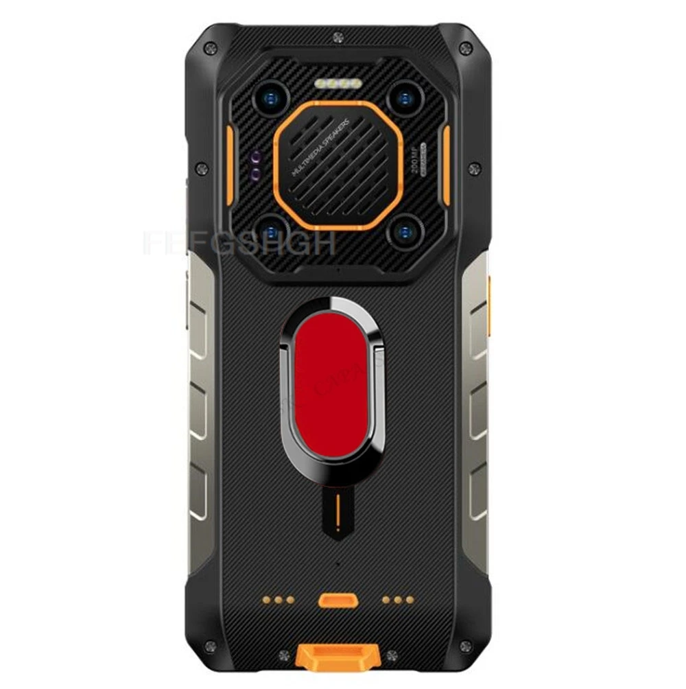 Rugged Back Ring Holder Phone Case - TPU Soft Silicone Cover