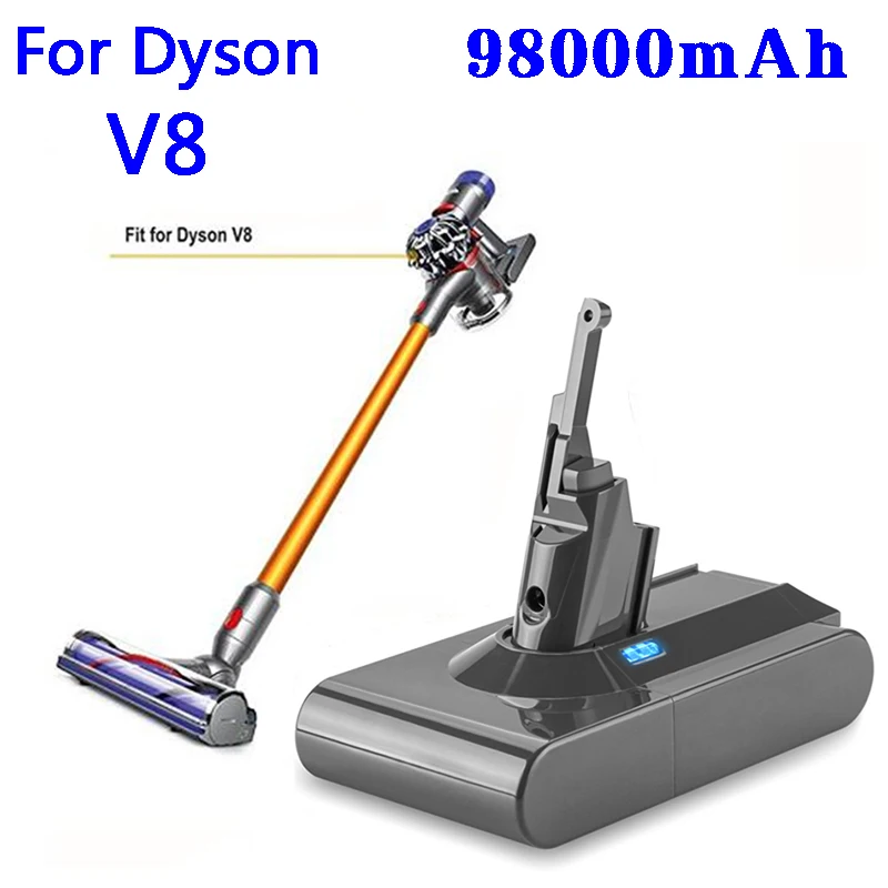 

Dyson V8 21.6V 9800mAh Replacement Battery for Dyson V8 Absolute Cord-Free Vacuum Handheld Vacuum Cleaner Dyson V8 Battery