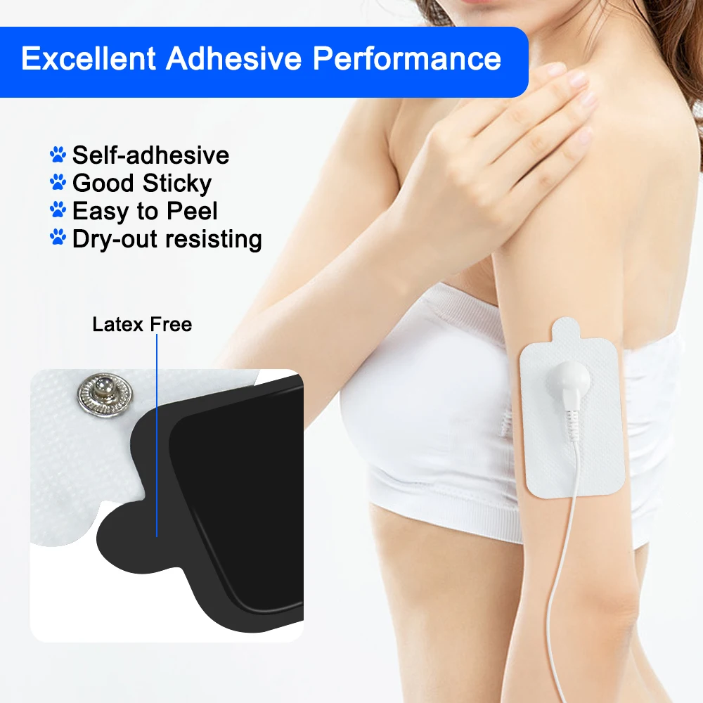 Electrostimulation Electrode Patch TENS Self Adhesive Pulse Gel Sticker EMS Muscle Stimulator Acupuncture Massager Replacement electrode pads,muscle stimulator,massage gel pads,muscle massager,massage tool