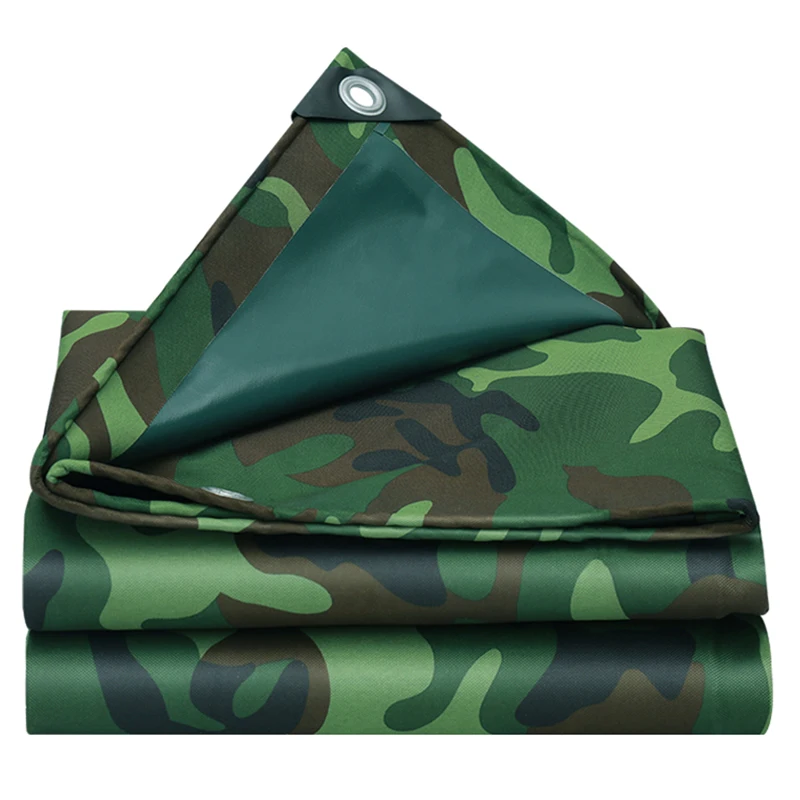Outdoor Camouflage Canvas Heavy Duty Tarpaulin Truck Waterproof