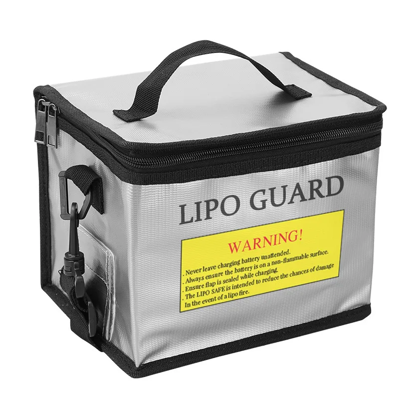 Sac ignifuge pour batterie LiPo - Protection feu charge/stockage